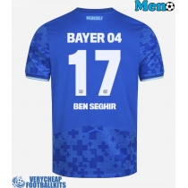 Bayer Leverkusen Eliesse Ben Seghir #17 Replica Third Shirt 2025-26 Short Sleeve